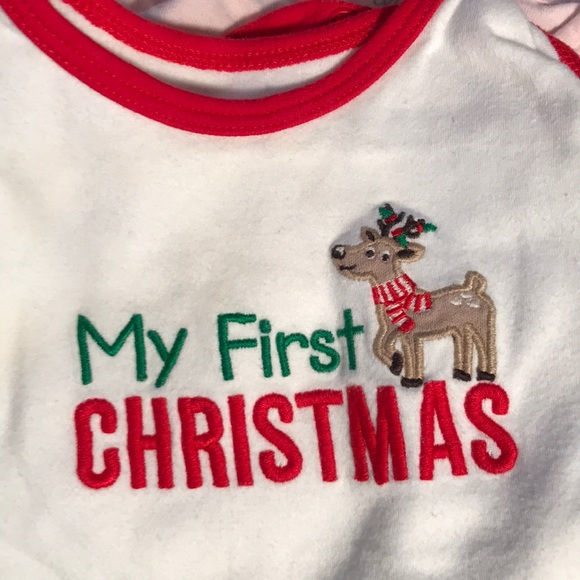Lot of four baby’s first Christmas shirts - Picture 6 of 8